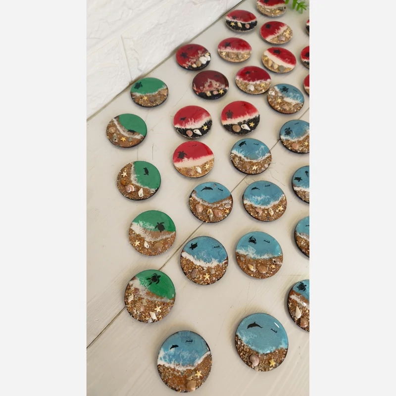 مگنت 6/5 سانتی رزینی مدل دریا عمده