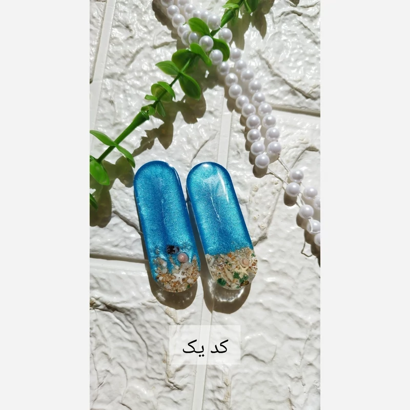 گیره سر رزینی مدل دوتایی طرح دریای آبی